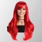 Carnavalspruik rood lang haar in laagjes Carnavalspruik rood lang haar in laagjes
