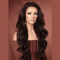 Lace pruik lang haar zonder pony model Kim kleur FS4-27