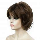 Moderne pruik kort haar met plukjes kleur 10 Moderne pruik kort haar met plukjes kleur 10