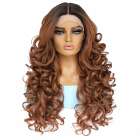 SALE : Luxe lace front pruik lang krullend haar kleur OT30 SALE : Luxe lace front pruik lang krullend haar kleur OT30