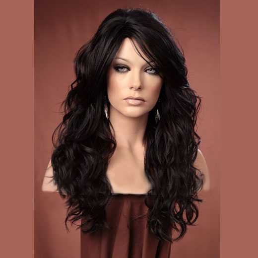 Pruik lang haar met krullen model Gabby kleur FS1B/30