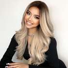 Pruik blond lang haar met grove slagen model Tara Pruik blond lang haar met grove slagen model Tara